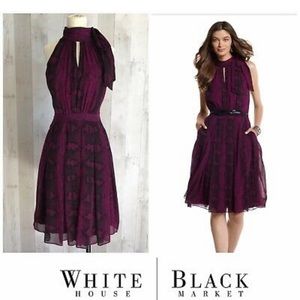 WHBM high neck sleeveless dress